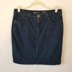 Style & Co Denim Skirt